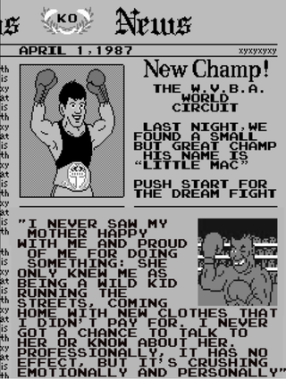 Illustration for article titled Punch-Out Screens Plus Real Mike Tyson Quotes